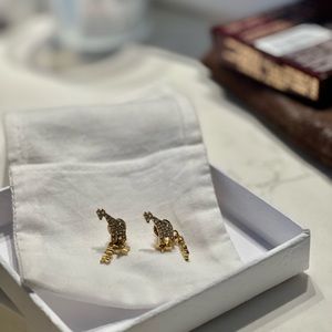 Dior giraffe earrings; barely wore
